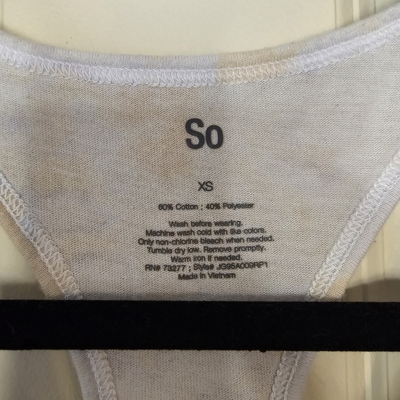 EUC Grey and Orange Tie Dye Tank - Picture 3 of 3